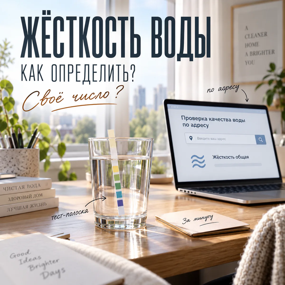 Как определить жёсткость воды в домашних условиях