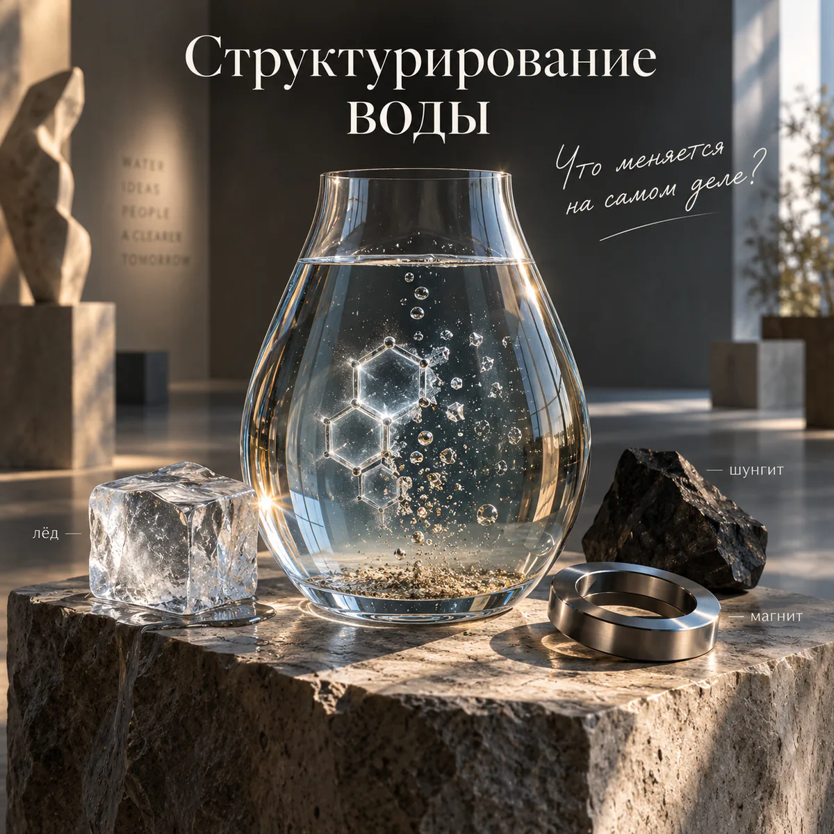 Как структурируют воду и что при этом происходит
