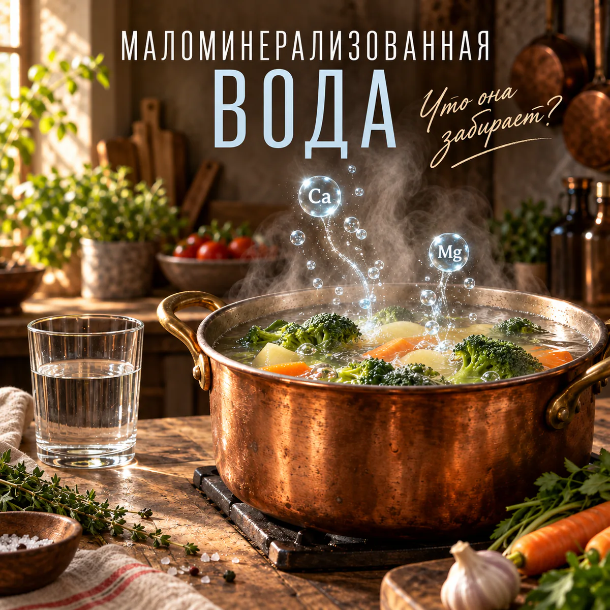Маломинерализованная вода и организм