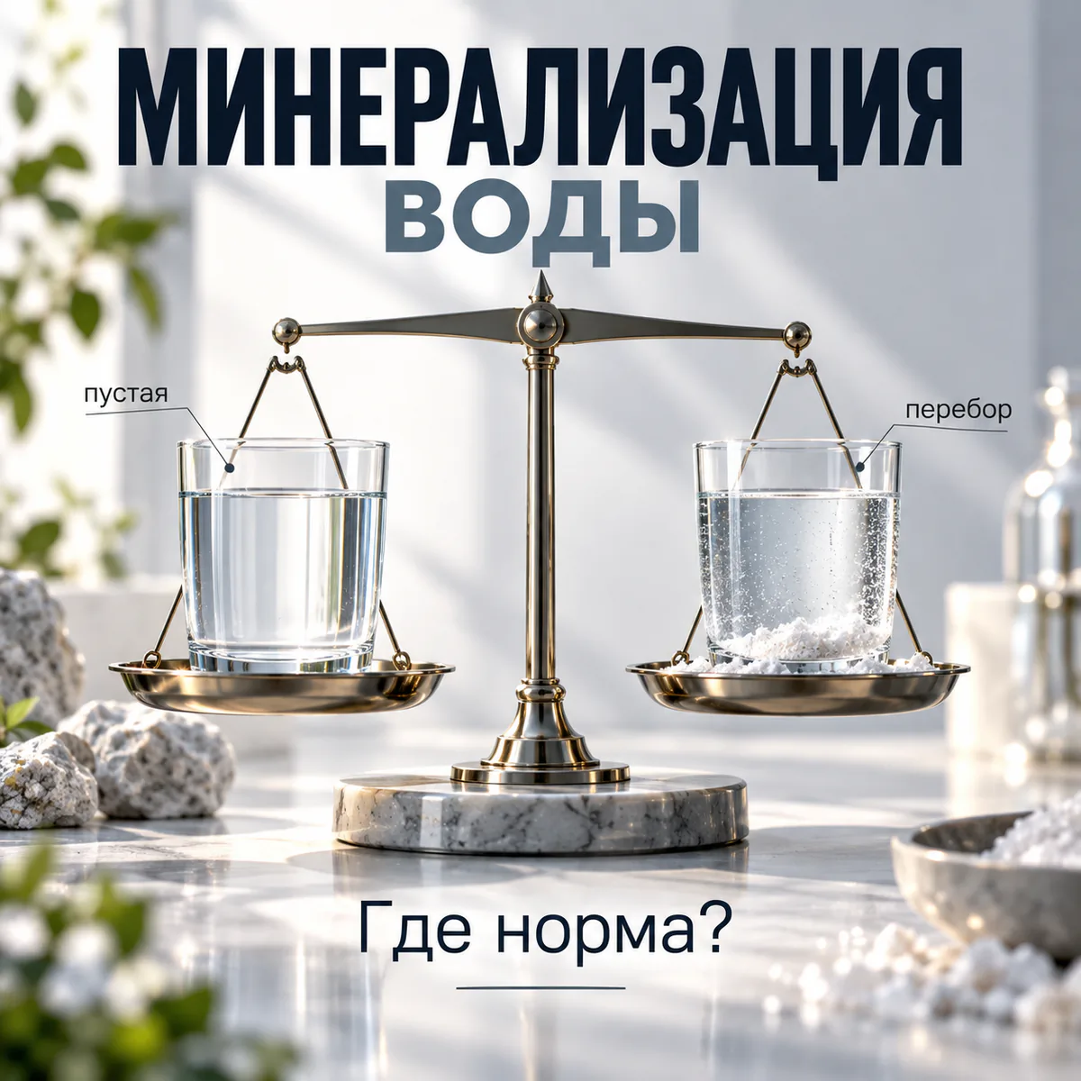 Минерализация воды: что это, норма и какая вода лучше