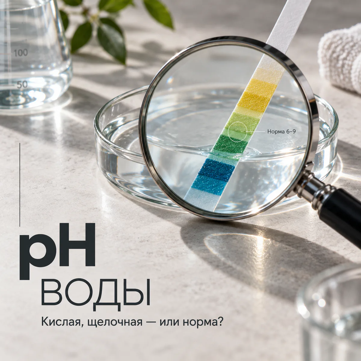 pH воды: что это, норма и на что влияет
