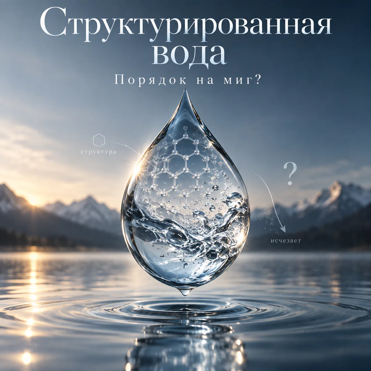 Структурированная вода: что это и что известно науке