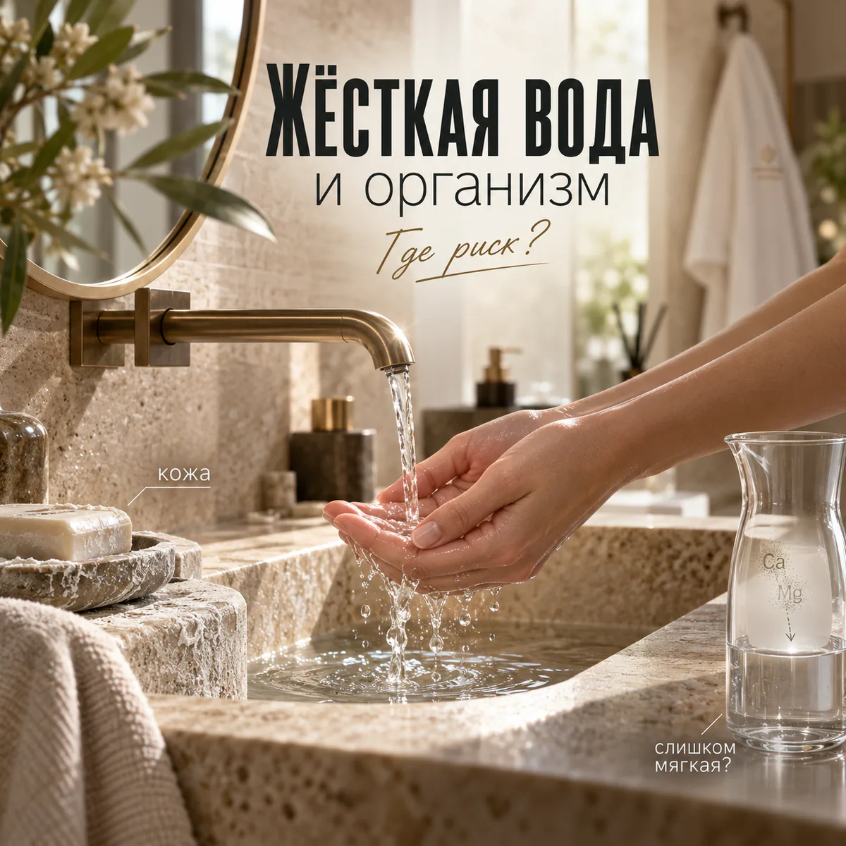 Жёсткая вода и организм человека