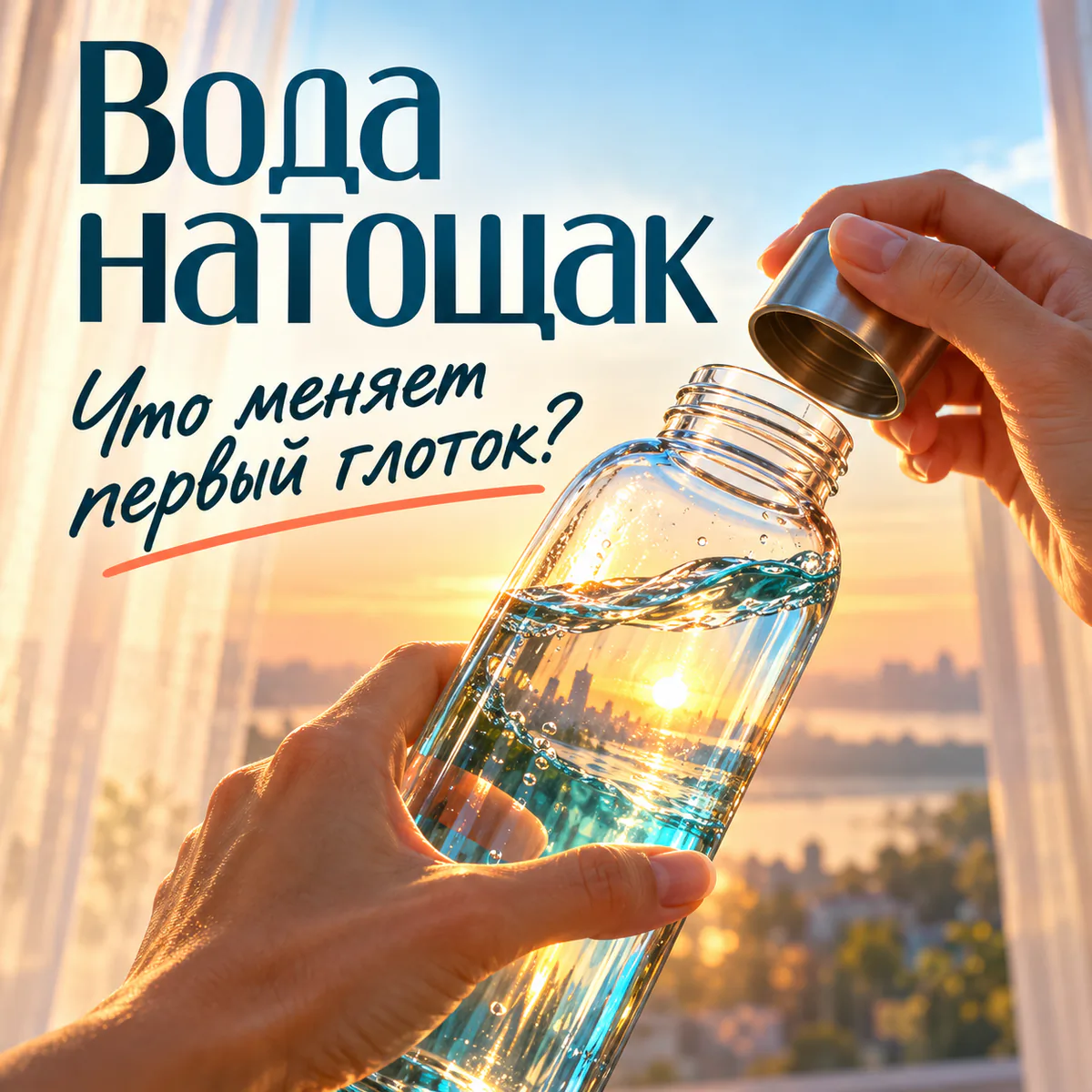 Вода натощак утром: зачем пить стакан воды, сколько и какую