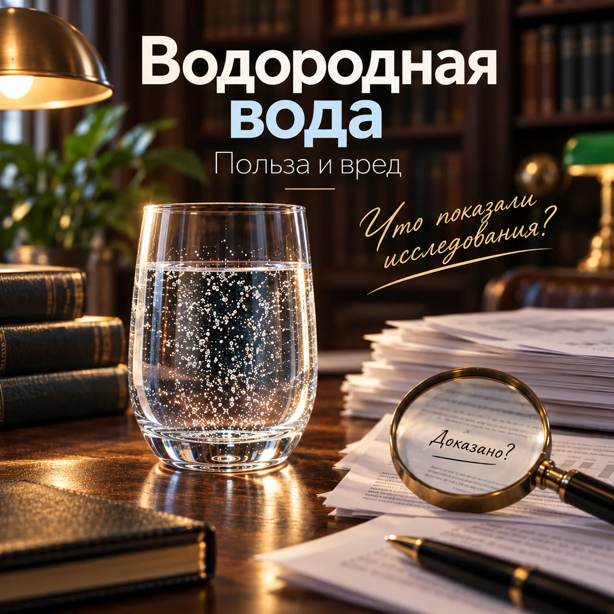 Водородная вода: польза и вред, что показали исследования