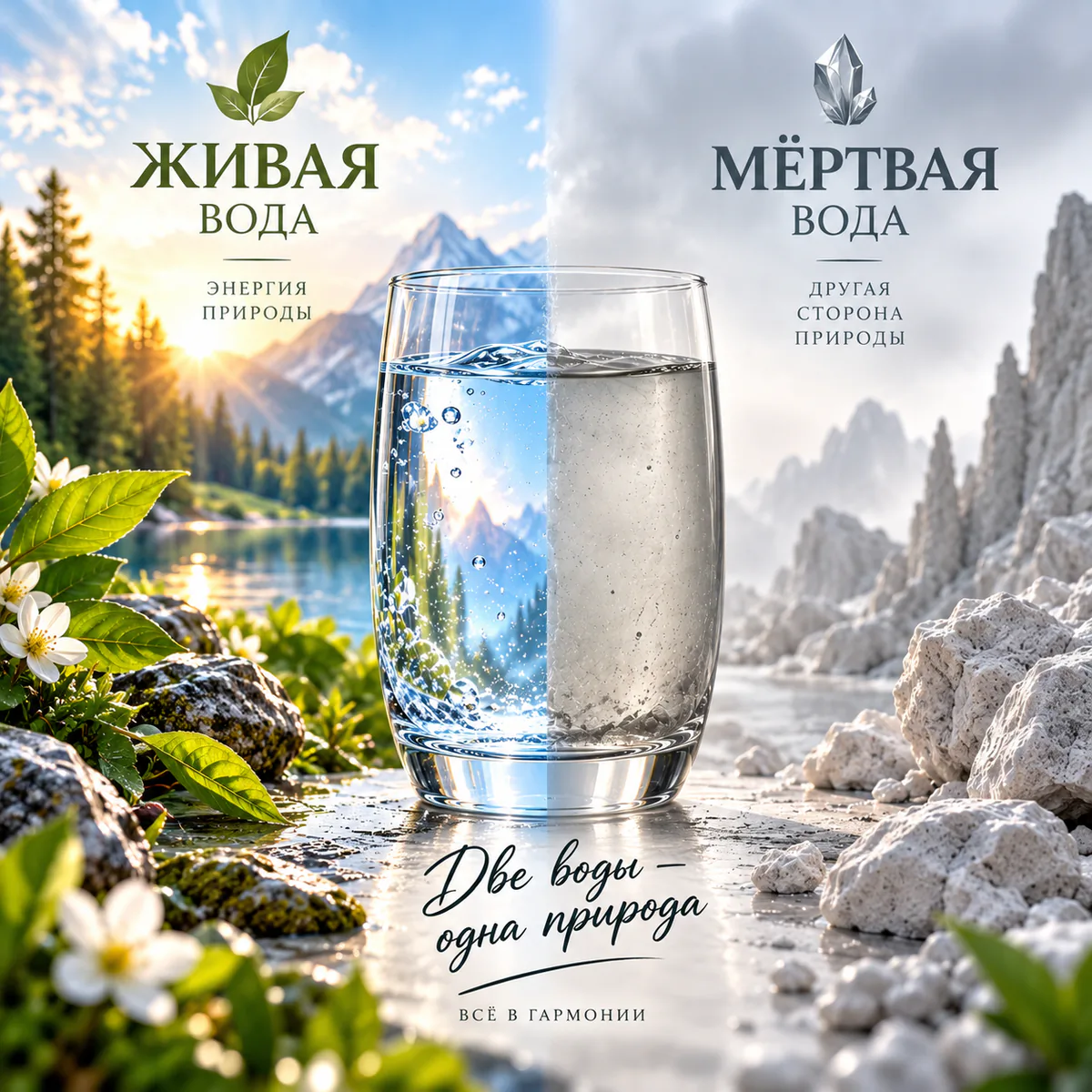 Живая и мёртвая вода: какая вода действительно нужна организму