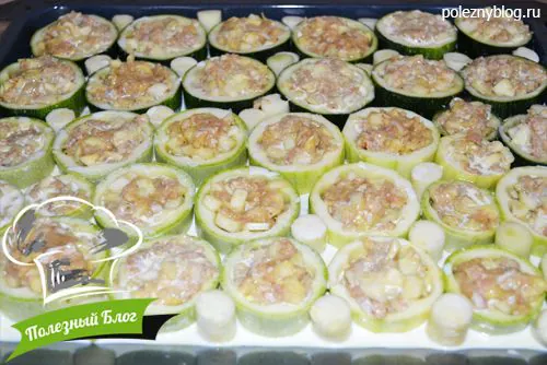 Полезный Блог - Фаршированные кабачки и цуккини мясом индейки - Шаг 8