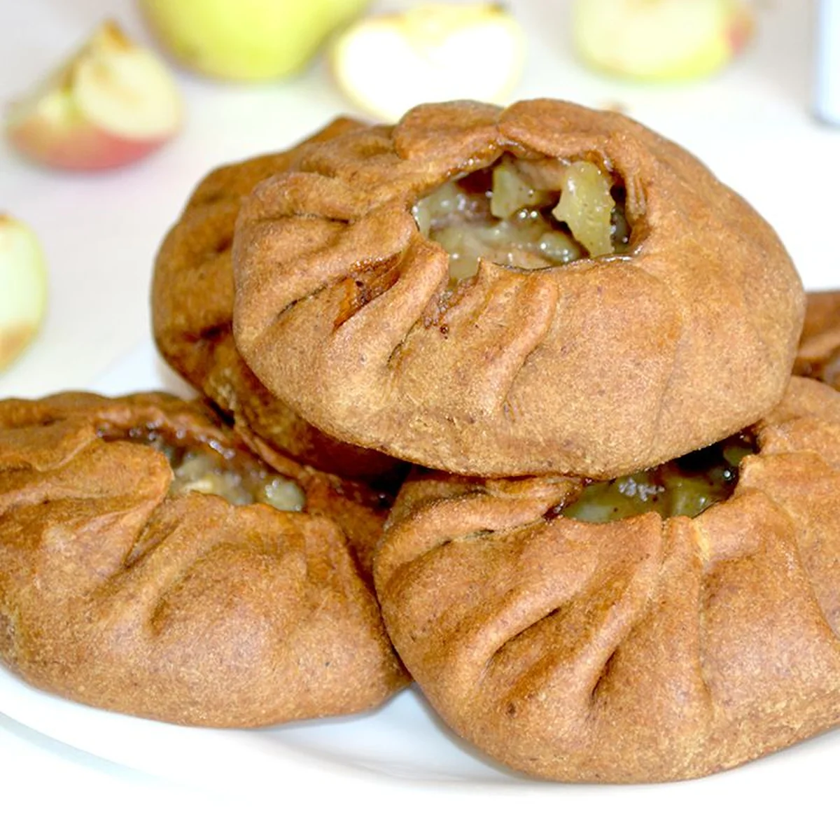Галета с яблоками