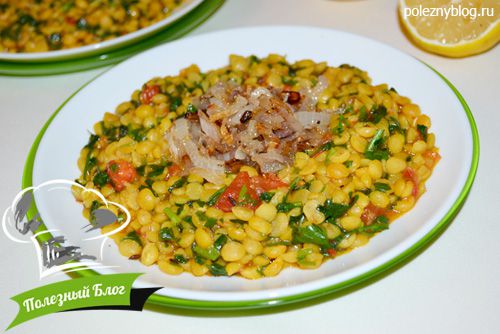 Гороховая каша с овощами | Готовая