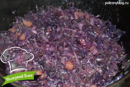 Полезный Блог - Красная капуста тушёная с яблоками - Шаг 8