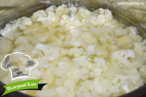 Крем-суп из овощей с курицей | Шаг 9