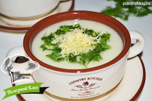 Крем-суп из овощей с курицей | Готовый