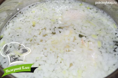 Куриный суп с брокколи и цветной капустой | Шаг 3