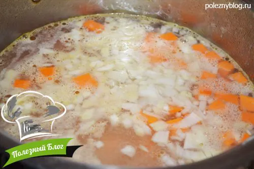 Куриный суп с тыквой и цветной капустой | Шаг 8