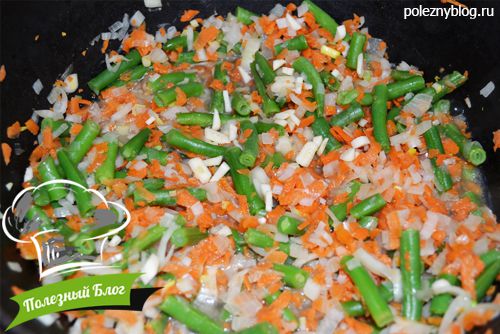 Кус-кус с морковью и зелёной фасолью - Шаг 7