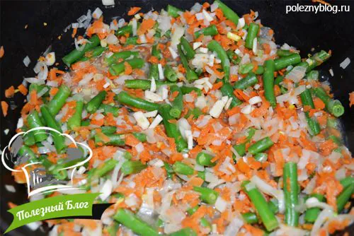 Кус-кус с морковью и зелёной фасолью - Шаг 7