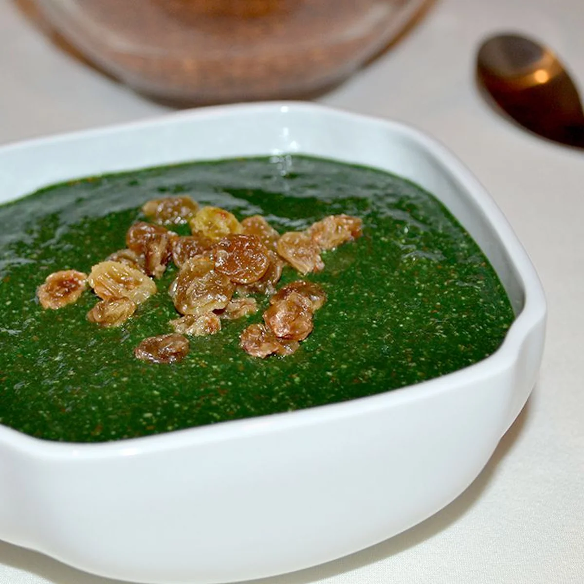 Льняная каша со спирулиной
