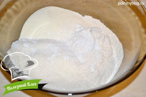 Насыпной пирог с яблоками | Шаг 1
