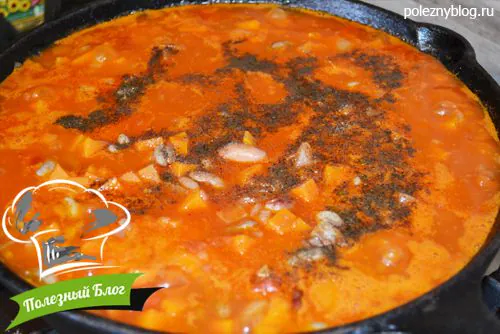 Полезный Блог - Очень вкусное рагу из тыквы с фасолью - Шаг 13