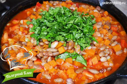Полезный Блог - Очень вкусное рагу из тыквы с фасолью - Шаг 17