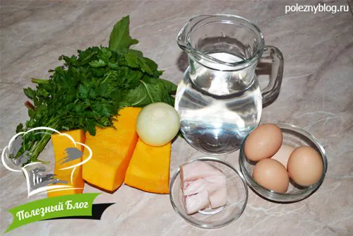Полезный Блог - Очень вкусный зелёный щавелевый суп с яйцом - Ингредиенты