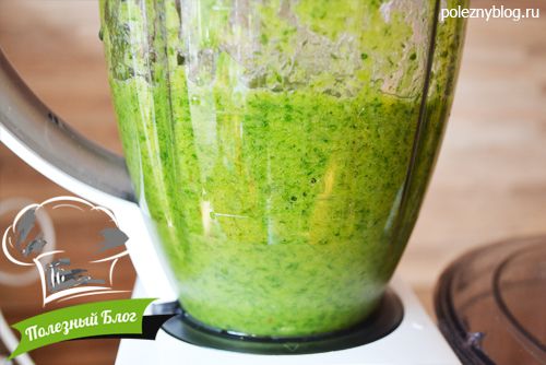 Острый зелёный соус к мясу и рыбе из укропа, перца и щавеля - Шаг 3