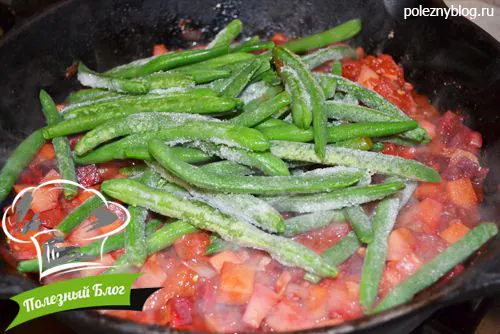 Полезный Блог - Овощное рагу из стручковой фасоли, моркови, свеклы, кабачков и пастернака - Шаг 10