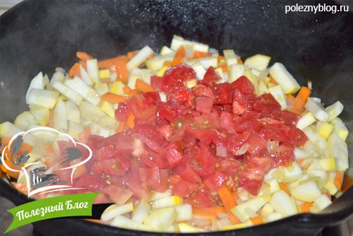 Овощное рагу с кукурузой | Шаг 9