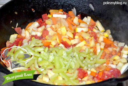 Овощное рагу с кукурузой | Шаг 10