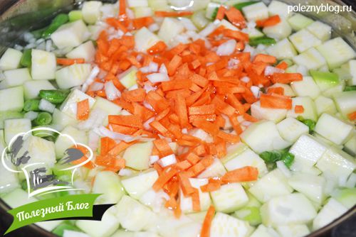 Овощной суп с куриной грудкой - Шаг 8