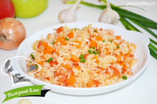 Плов без мяса | Готовый