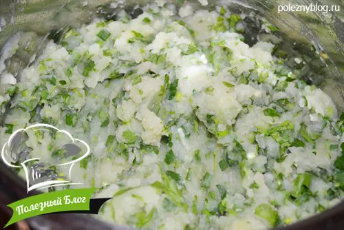 Полезный Блог - Постное картофельное пюре с зеленью - Шаг 9