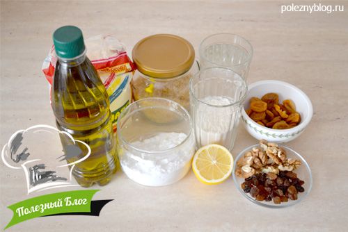Постный манник с орехами и сухофруктами | Ингредиенты