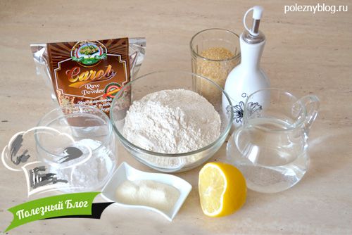 Постный шоколадный кекс | Ингредиенты