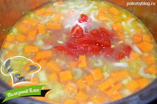 Полезный Блог - Постный суп из тыквы и кукурузы - Шаг 9