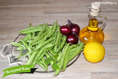 Полезный Блог - Простой и очень вкусный салат из стручковой фасоли - Ингредиенты