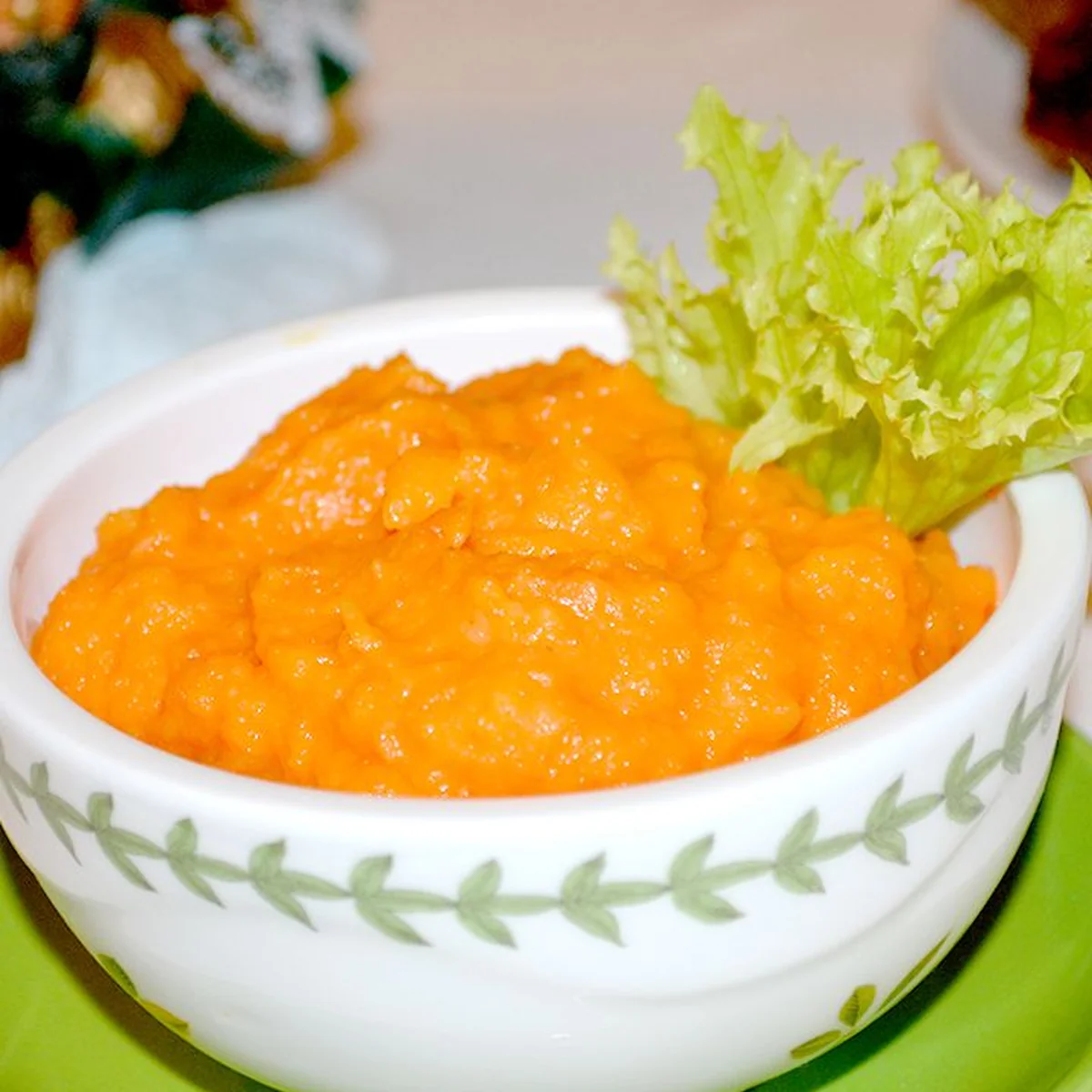 Пюре из моркови и пастернака