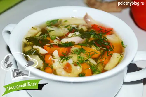 Полезный Блог - Рыбный суп с овощами - Готовый