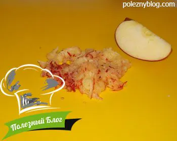 Салат из корня сельдерея с яблоком и морковью без заправки - Шаг 3