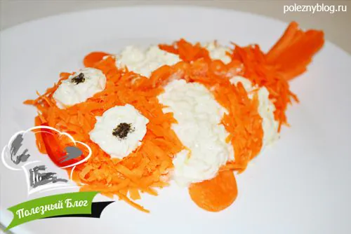 Салат из моркови с сыром и чесноком | Шаг 5