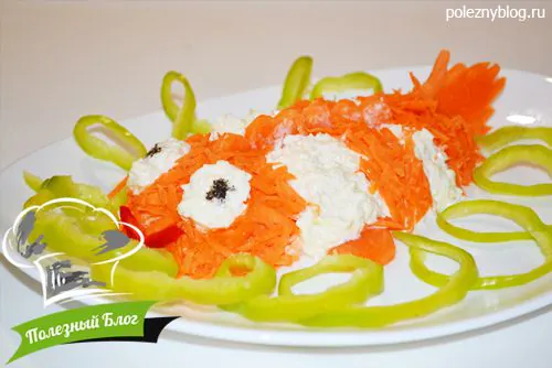 Салат из моркови с сыром и чесноком | Готовый