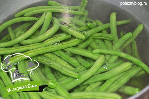 Полезный Блог - Салат из стручковой фасоли и помидоров с кунжутом - Шаг 5