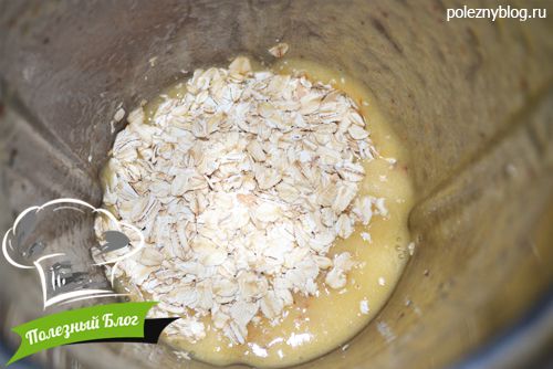 Смузи с овсянкой, бананом и персиком | Шаг 5