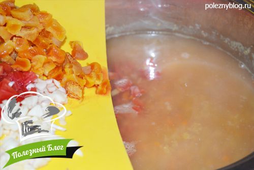 Полезный Блог - Солнечный индийский суп с чечевицей и курагой - Шаг 12