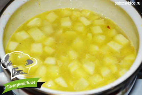 Суп-пюре из кабачков и риса | Шаг 10