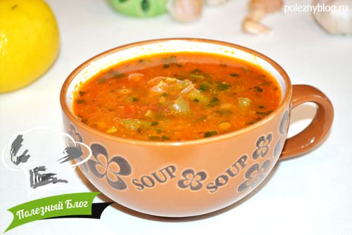 Суп с зеленой стручковой фасолью | Готовый