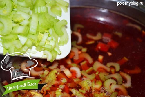 Свекольный суп с курицей - Шаг 9