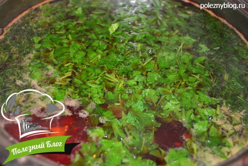 Свекольный суп с курицей - Шаг 12