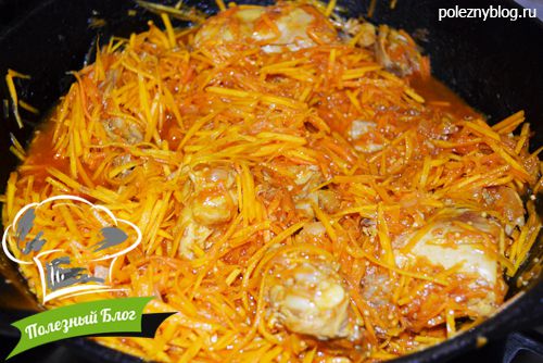 Полезный Блог - Тушёная тыква с куриными бёдрышками - Шаг 14