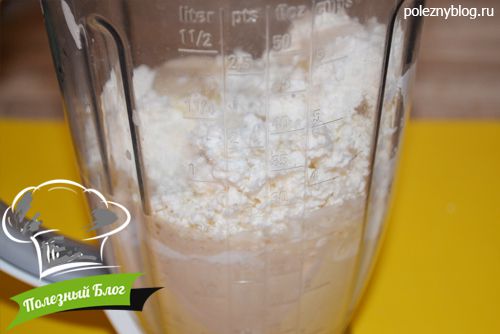 Творожно-банановый десерт с персиками и абрикосами | Шаг 4